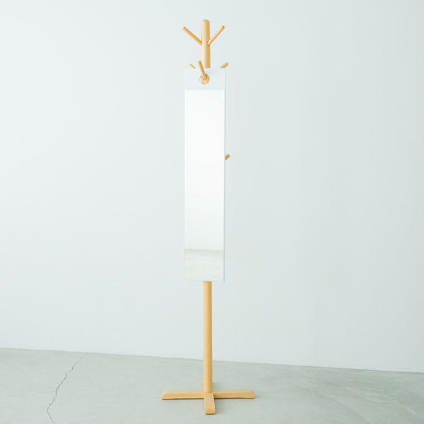 スペースを取らずにお好きな場所に設置できる、国産フックミラー。